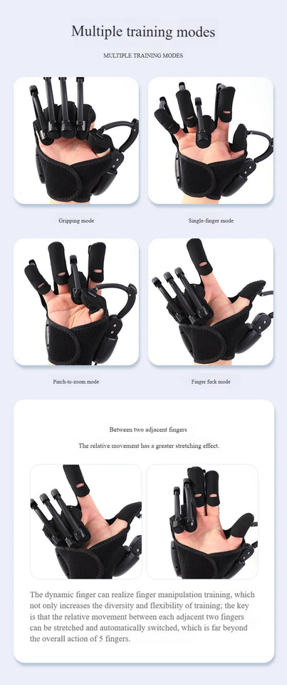 Robotic Arm Exoskeleton Rehabilitation Gloves Electric Motor Drive Safe Efficient Multiple Intelligent Training Modes