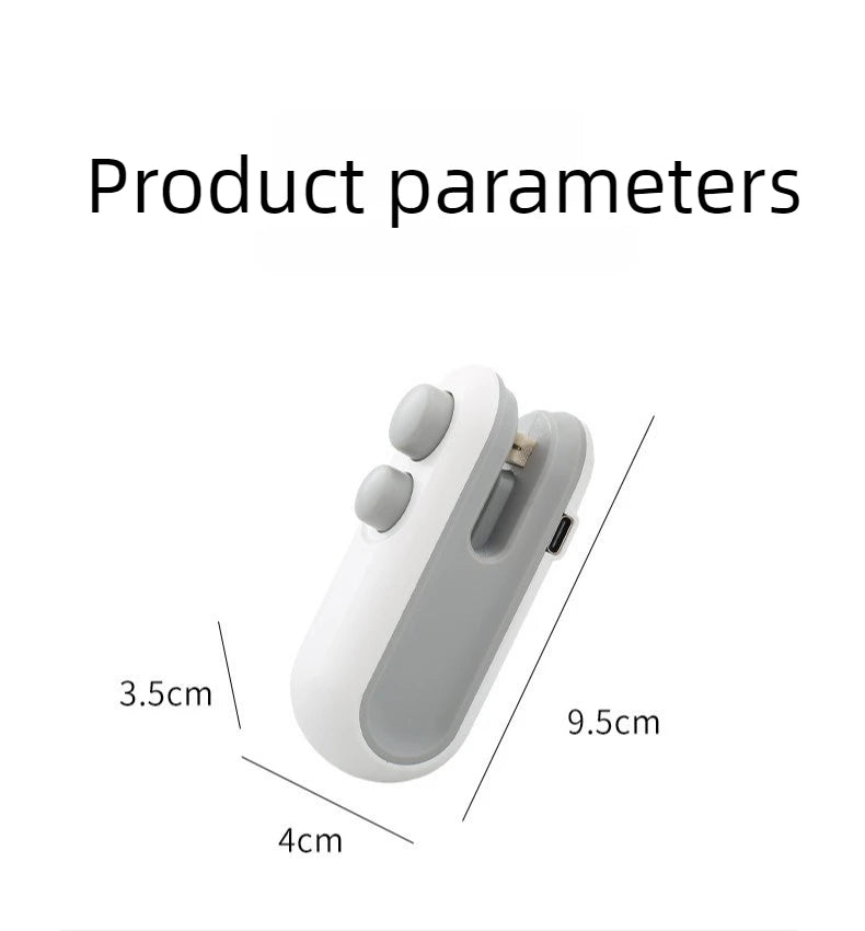 Sealing machine, small household hand press sealing device, mini portable snack moisture-proof plastic bag heat sealing machine