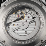 BERNY Automatic Men's Skeleton Watch 5ATM Luminous Sapphire Exhibition 3D Dial 316L Steel MIYOTA 82S0 Mechanical Watches for Men