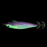 Luminous Squid Hook Squid Fishing Lure with 3D Eyes Cuttlefish Attracting Lure Glow In The Dark Squid Bait for Night Fishing
