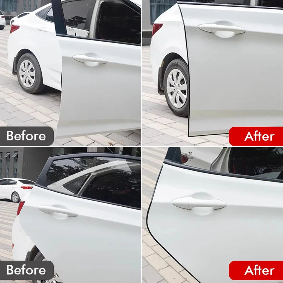 5M Car Door Edge Sealing Strip Transparent PVC Scratch Protector Strip Anti-collision Stickers Door Anti-scratch Car Accessories