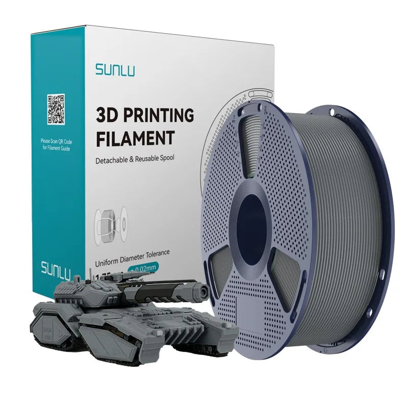 SUNLU 1KG High Speed PLA 3D Printer Filament 1KG 1.75mm ±0.02MM High Flow Speedy 3D Printer Filament Designed for Fast Printin