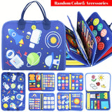 Busy Board Toys for Toddler, Preschool Educational Toy for Learning Fine Motor Skills, Ideal Christmas Birthday Gifts