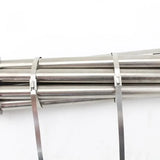 Metal Cable Ties Stainless Steel Self Locking Fastening Rings Heavy Duty Cables Tie Strap Exhaust Wrap Organizer For Home Office