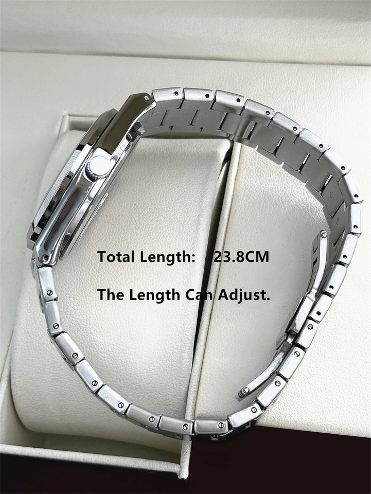PABLO RAEZ Luxury Quartz Man Wristwatch Men Watches Waterproof Luminous Date Week Stainless Steel Men's Watch Male Reloj+box