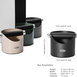 IKAPE Espresso Knock Box,Premium Coffee Knock Box,With Removable Knock Bar and Non-Slip Base for Espresso Barista