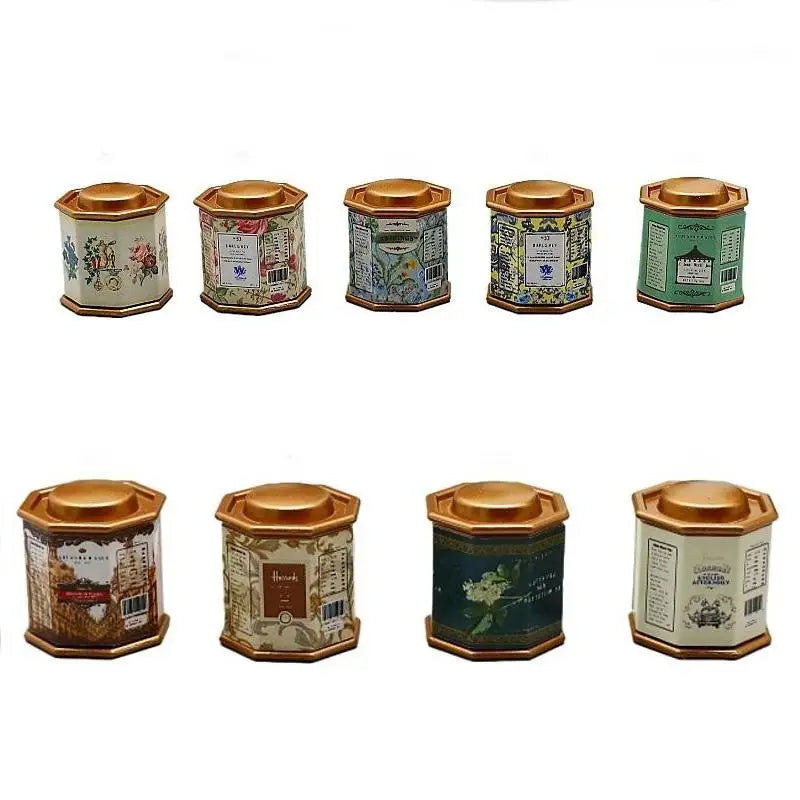 Dollhouse Miniature Coffee Can Tea Can Model Mini Simulation Item Ornament Toys Doll House Furniture Accessories-Toy