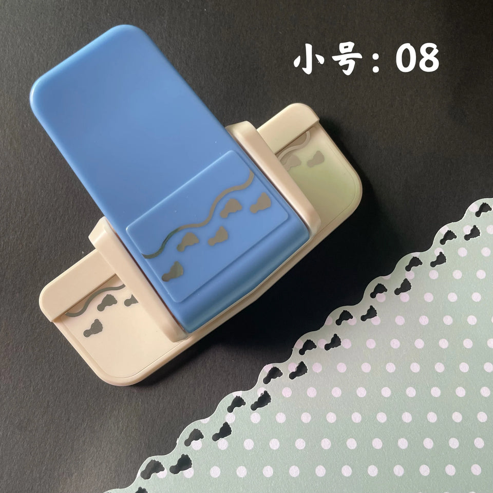 Effort-saving Embossing Device Hollow Lace Edge Pressing Device Punching Device Diy Kindergarten Handmade Greeting Card
