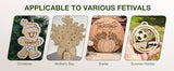 Robotime 6 Pack Bubinga Plywood 1/4 12x12x1/4inch 6mm Plywood Sheets Thin Unfinished Wood for Laser Cutting and Engraving