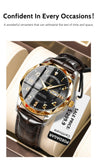 POEDAGAR Luxury High Quality Watches for Men Sport Quartz Leather Man Watch Waterproof Luminous Date Week Men's Watch Male Reloj
