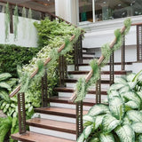 1/2/6Piece Artificial Vine Home Decor Artificial Ivy Leaf Garland Plants Vine Fake Foliage Flowers Creeper Green Ivy Wreath