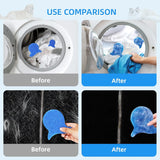 5pcs Pet Hair Remover for Laundry, Effectively Removes Fur, Lint & Dander, Reusable, Eco-Friendly Laundry Pet Hair Catcher
