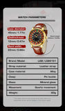 LIGE Creative Luxury Mens Watches Roulette Game Dial Fashion Mens Watch Waterproof Luminous Quartz Wristwatches Rolling Ball