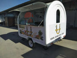 2025 Netherlands Standard Commercial Food Trailer Cart School Food Truck Van With Stocks For Shipping