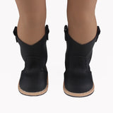 7.5cm American Dolls Leather Boots 8cm Highth PU High-quality Doll Shoes For 43cm New Born Doll 1/3 BJD Girl Dolls