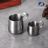 12.5/30ml Mini Coffee Milk Frothing Jug Latte Art Milk Frother Pitcher Stainless Steel Measurement Jug Pot Coffee Accessorie