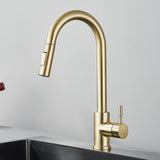 Black Pull Out Kitchen Faucet Deck Mounted Flexible Hot And Cold Water Kitchen Sink Mixer Tap With Stream Shower Modes Nozzle