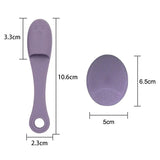 2pcs Silicone Face Scrubber Face Massage Brush Skin Care Pore Cleaner Brush Cleansing Face Brush XLS01