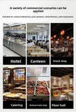 ‌13L Commercial Heavy Duty Pressure Cooker,Restaurant Grade Electric Steamer,Breakfast Buffet Auto Keep Warm Function