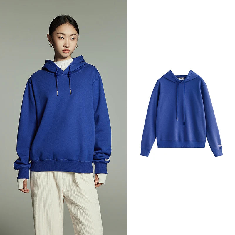 Women Plush Hoodies Sweatshirt 2024 Autumn Long Sleeve Loose Hooded Sweatshirt Versatile Leisure Multicolor Warm Pullover Tops