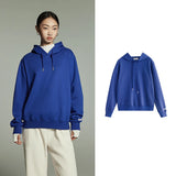 Women Plush Hoodies Sweatshirt 2024 Autumn Long Sleeve Loose Hooded Sweatshirt Versatile Leisure Multicolor Warm Pullover Tops
