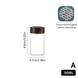 Mini Wood Lid Coffee Beans Storage Container Tube Kitchen Sealed Can Tea Spice Jars Single Dose Espresso Accessory Coffeware