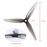 16pcs iFlight Nazgul F5 5inch 3 blade/tri-blade propeller prop with 5mm mounting hole for FPV Drone part (8 pairs)