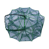 Folding lobster cage 2025 new style fishing trap fishing tool kit fish shrimp crayfish crab fishing net nylon material