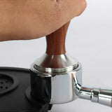 51/54/58mm Espresso Coffee Tamper Solid Wood Handle Stainless Steel for Coffee Espresso Accessories Coffee Barista Tools