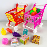 Children's Simulated Shopping Cart Toys, Simulated Supermarket Hand Carts, Role-playing Interactive Toys, Boys and Girls Toys