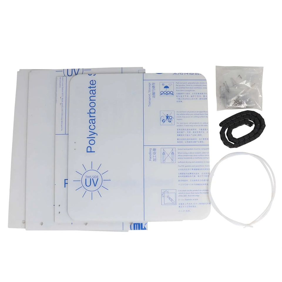 Flashforge Adventurer 5M AD5M 3D Printer DIY Enclosure Panel Kit Clear Polycarbonate PC Sheet 3mm
