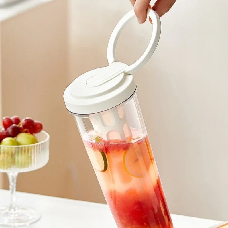 1L cold brew coffee maker manual cold water coffee maker and high capacity water bottle summer portable juice tea coffee kettle