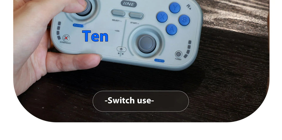 NEW IINE Palm-Sized Gamepads Wireless Bluetooth Retro Gaming Controllers 1000hz Hall Joystick Portable Android Ios Phones Pc