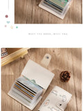 10 Slots Card Holder Business Card Photocards Holder Kawaii Credit Bank Card Case Portable Cash Clutch Wallet Desk Organizer