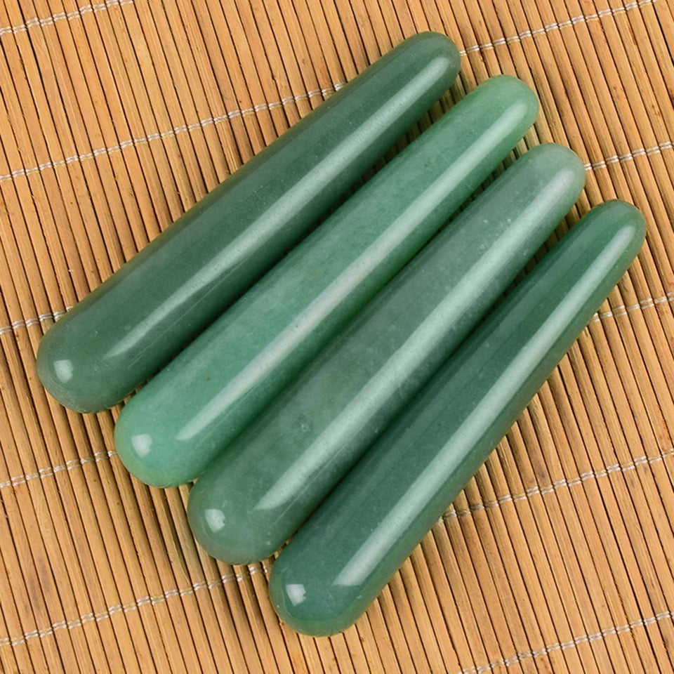 Natural Jade Rose Quartz Wand Facial Skin Care Tools Massage For Face Beauty Lifting Slimming Wholesale&DropShipping