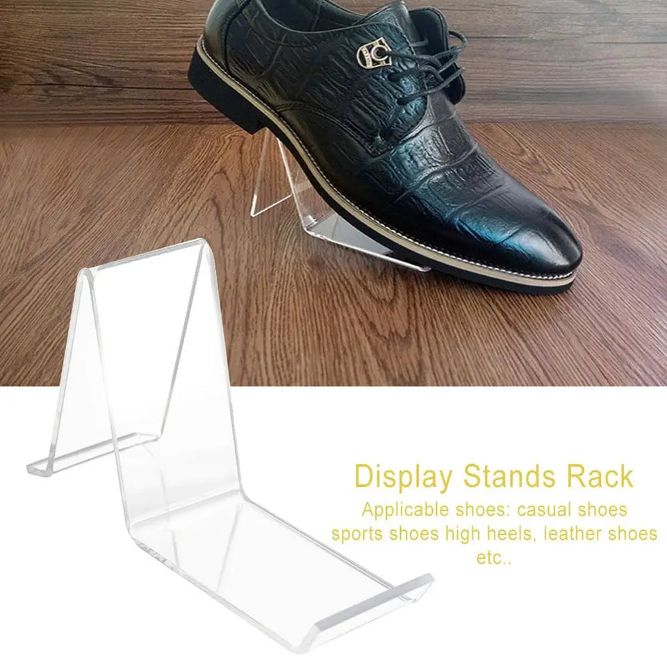 Transparent Acrylic Shoe Display Stand Shoe Store Display Stands Sandal Display Durable Fit For Shopping Malls Home Shoe Storage
