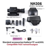 Tactical FAST Helmet NVG Night Vision Device, Hunting Riflescope IR Night Vision, Outdoor CS Shooting Training Sight Digital Cam