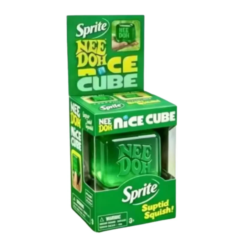 Cute NeeDOH Squishy Cube Fidget Toy, Effective Stress Relief Gadget for Children and Adults