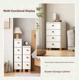 Narrow Space Storage Cabinet Drawer Style Kitchen Bathroom Multi-layer Organizer Shelf Wall Mounted Rectangular Plastic Storage