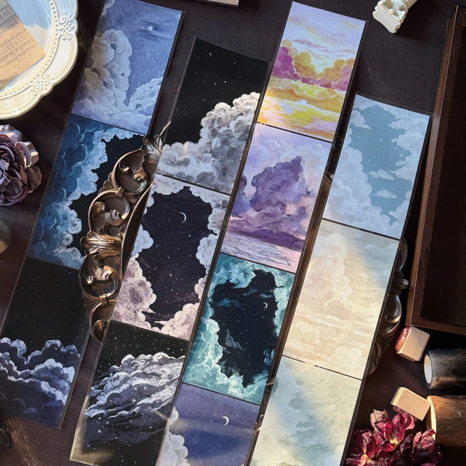Fairy Tale Sky Background Base Washi Pet Tape