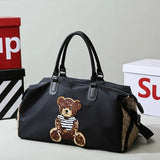 Travel Fitness Bag Luggage Bag Zipper Storage Bag Carry-on Duffle Bag With Single Shoulder Strap For Short Trips Swimming