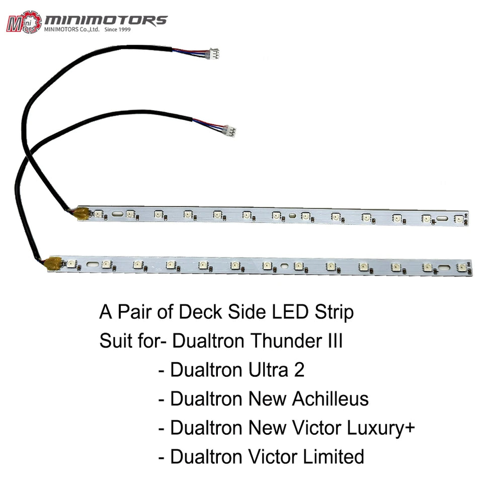 Original Thunder III Deck Side Light Strip Suit for Official Dualtron New Victor Luxury+ Ultra 2 Deck Side Light Strip E-Scooter