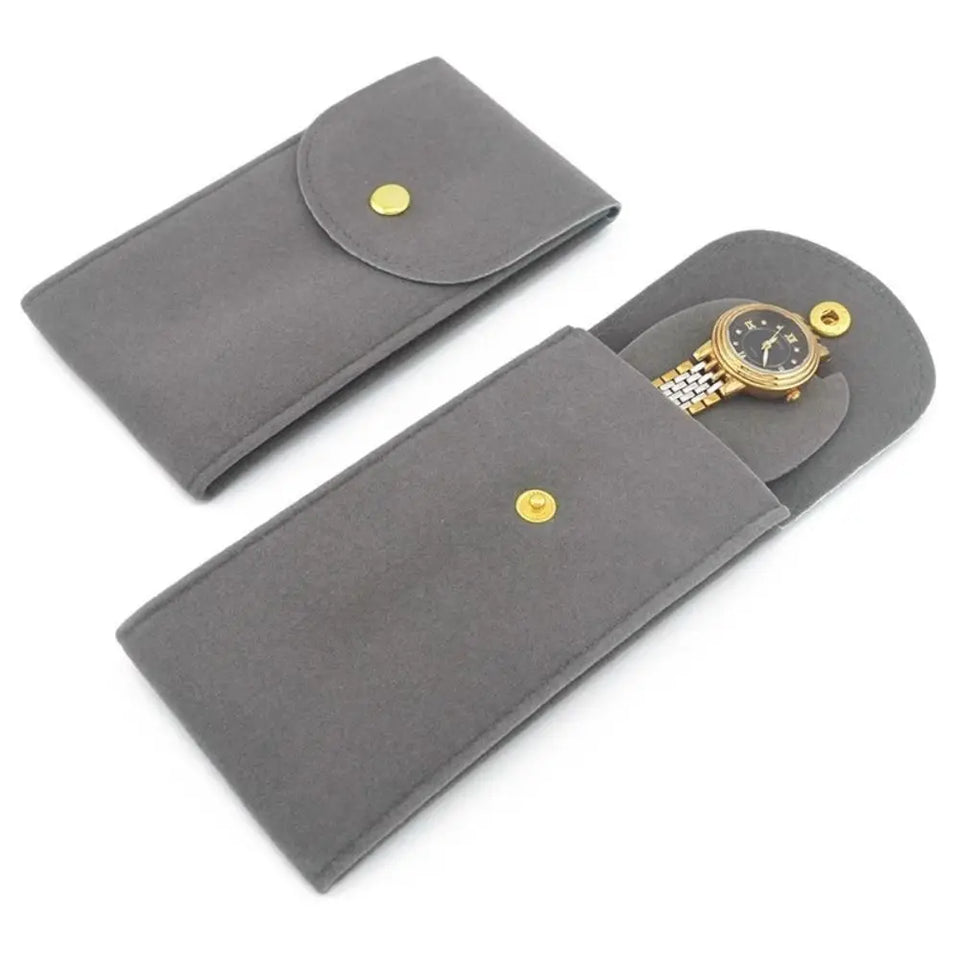 New Flannelette Watches Pouch Portable Watch Boxes Case Dust Protect Storage Bag Women Gift Packaging
