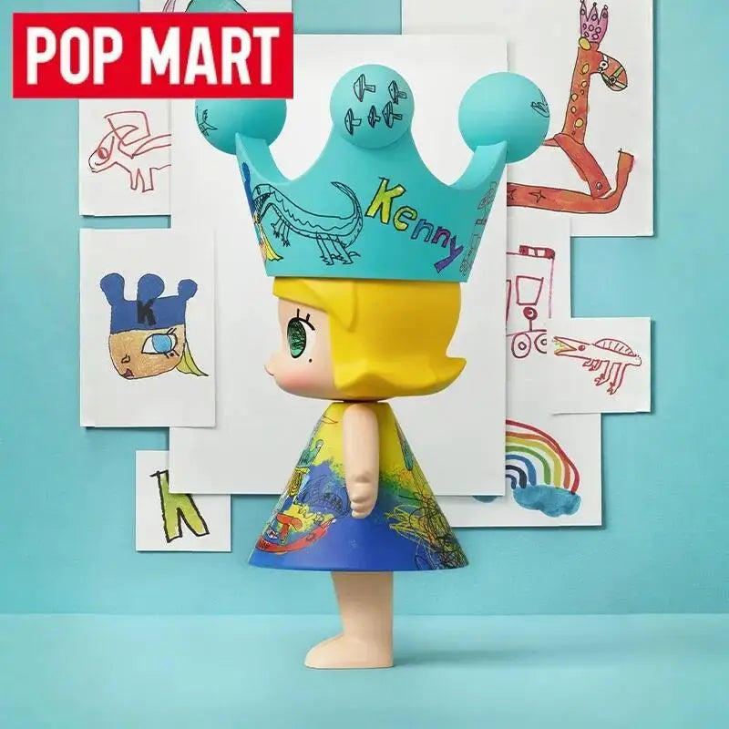 POP MART Mega Royal Molly 400% Childishness Limited Edition Series Blind Box Original Toys Guess Bag Mystery Box Ornaments Dolls