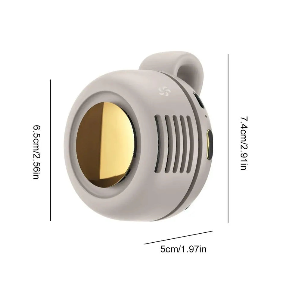360° Adjustable Airflow Portable Neck Fan Soft Breeze Quiet Personal Cooling Fan for Outdoor & Office Travel Mini Fan