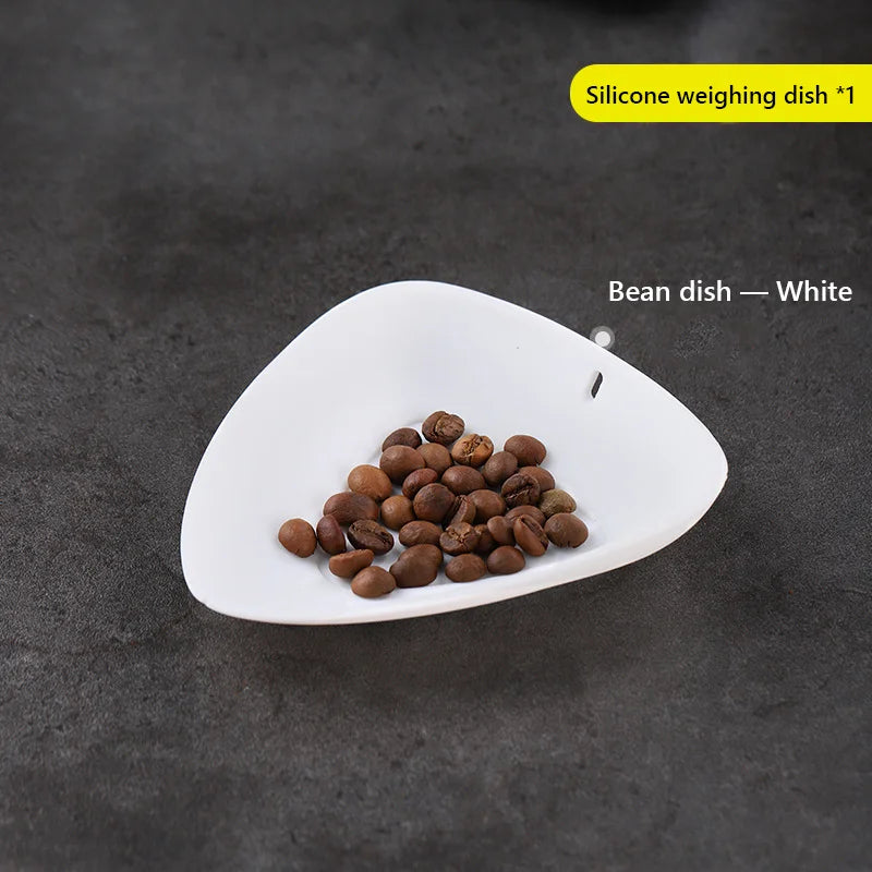 Coffee Bean Weighing Dish Beans Dose Trays Measuring Cup Handheld Coffee Container Spoon Shovel Tea Coffee Trays Precision Grind