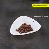 Coffee Bean Weighing Dish Beans Dose Trays Measuring Cup Handheld Coffee Container Spoon Shovel Tea Coffee Trays Precision Grind
