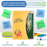 50/30/20/10PCS Kraft Bubble Mailers Envelopes Bags Yellow Seal Adhesive Shipping Bag Waterproof Mailing Business Gift Packaging