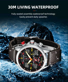 BORUSE Fashion Mens Sports Watches Luxury Men Business Wrist Watch Leather Quartz Watch Waterproof Luminous Male Clock With Box
