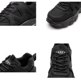 Men Work Safety Shoes Anti-puncture Working Sneakers Male Indestructible Work Shoes Men Boots Lightweight Men Shoes Safety Boots